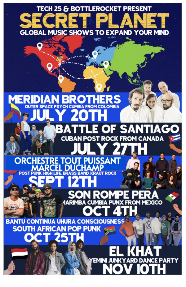Photo for Secret Planet Concert: Meridian Brothers 7/20 @ Bottlerocket